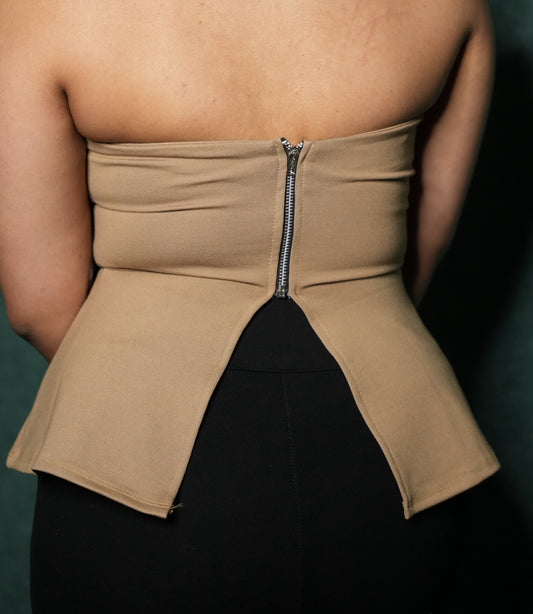 Off The Shoulder Sweetheart Neck Corset Top