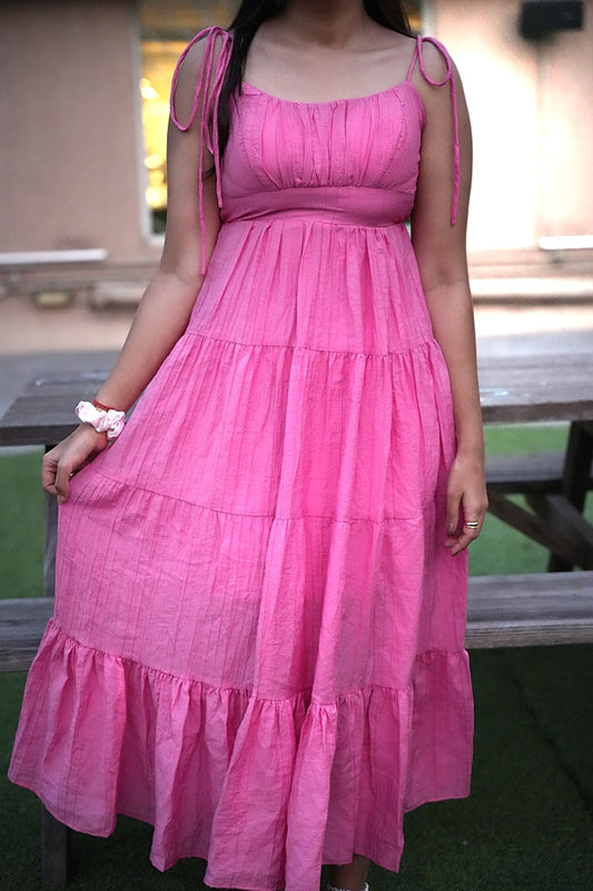 Bustier Tiered Maxi Brami Dress